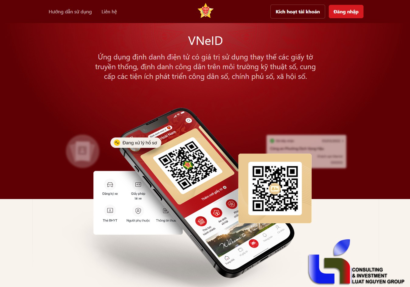 huong dan dang ky tai khoan dinh danh dien tu cho co quan to chuc
