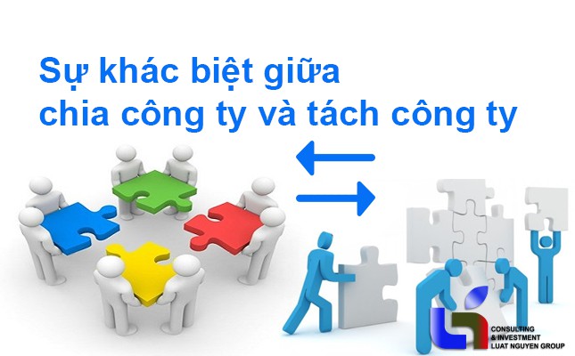 su khac biet giua chia cong ty va tach cong ty la gi