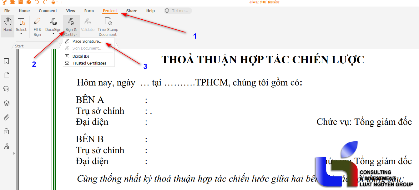 huong dan ky so dien tu tren file pdf