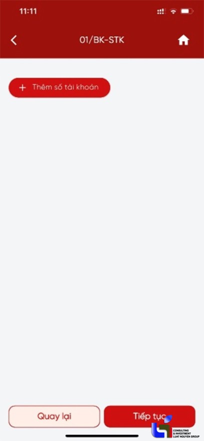 thong bao tai khoan ngan hang tren etax mobile 6