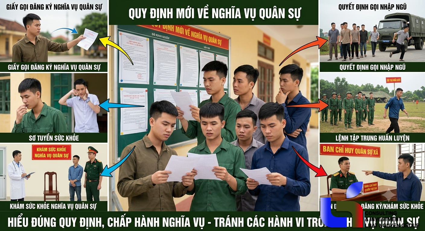 Những hành vi có thể bị xem là trốn nghĩa vụ quân sự