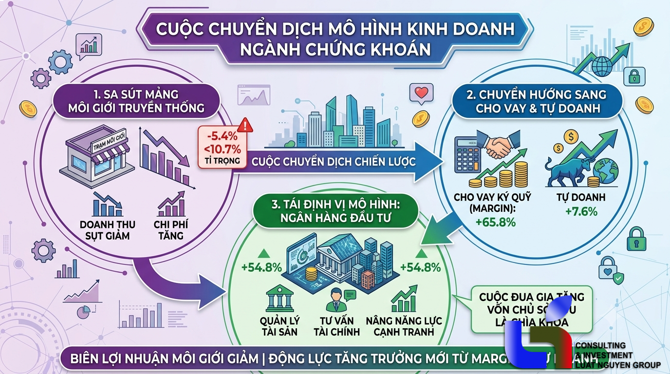 Cuộc chuyển dịch mô hình kinh doanh ngành chứng khoán