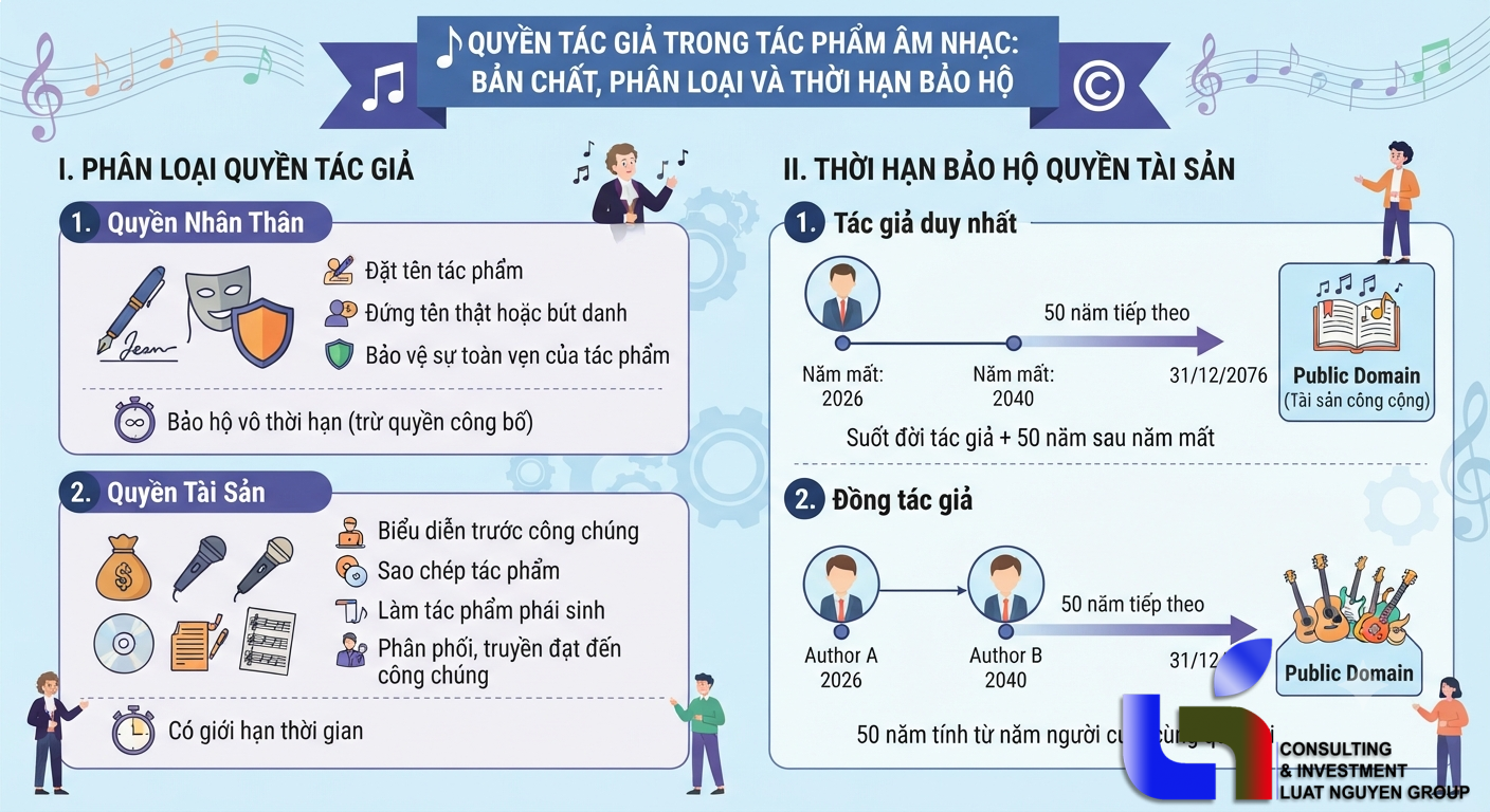 Thời hạn bảo hộ quyền tác giả đối với ca khúc