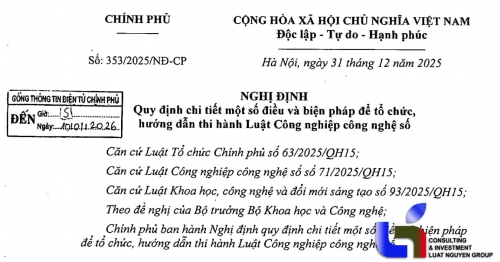 Nghị định 353/2025/NĐ-CP