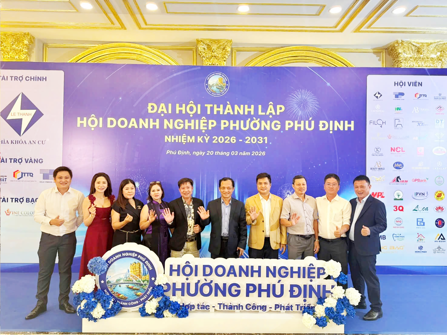 Đại hội thành lập Hội Doanh nghiệp phường Phú Định nhiệm kỳ 2026 – 2031