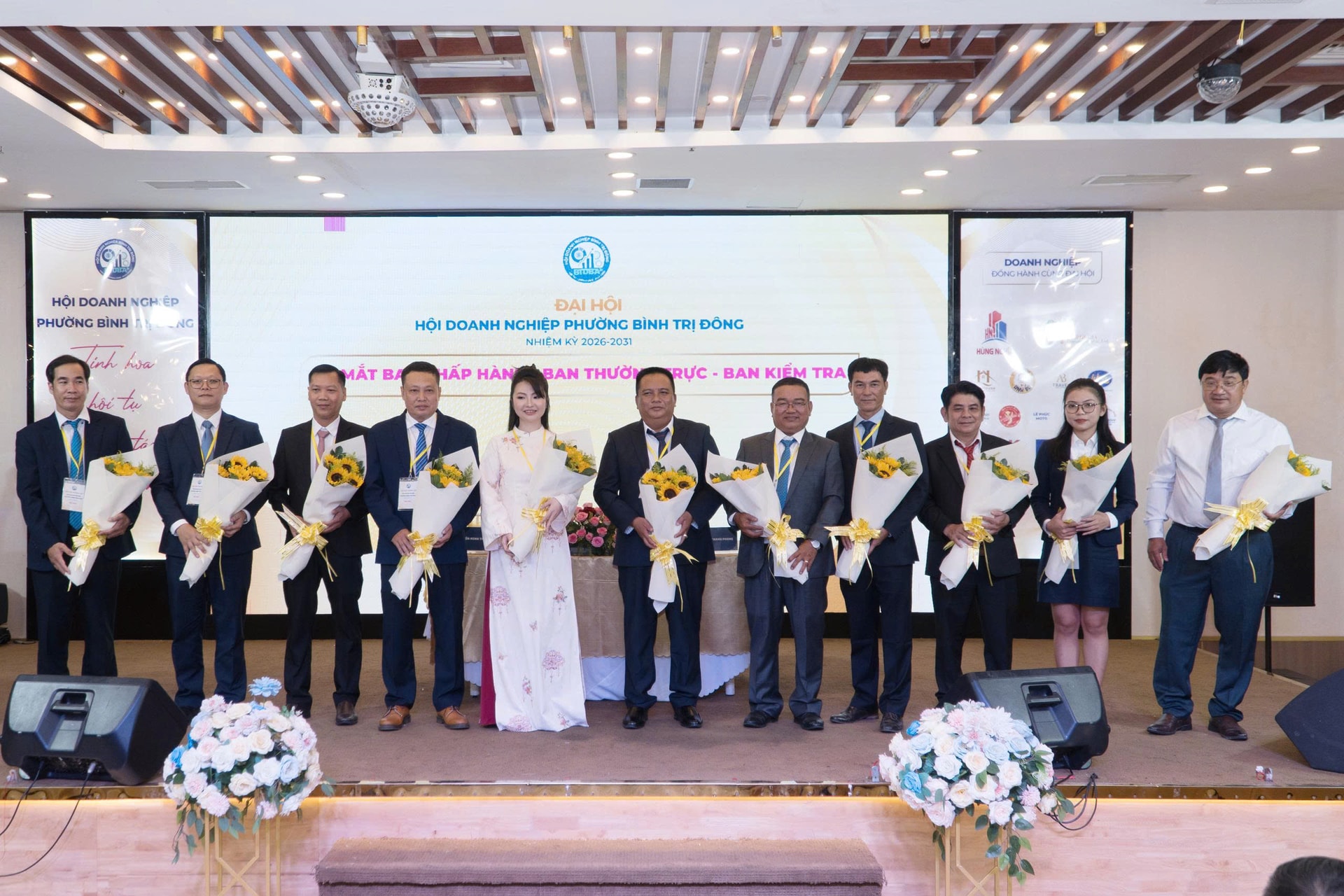 Ban Chấp hành Hội Doanh nghiệp phường Bình Trị Đông nhiệm kỳ 2026 - 2031 ra mắt Đại hội