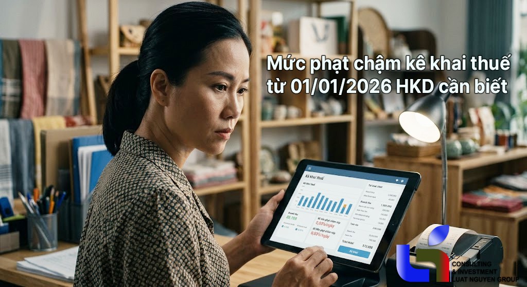 Từ 01/01/2026, hộ kinh doanh chậm kê khai thuế bị phạt bao nhiêu?