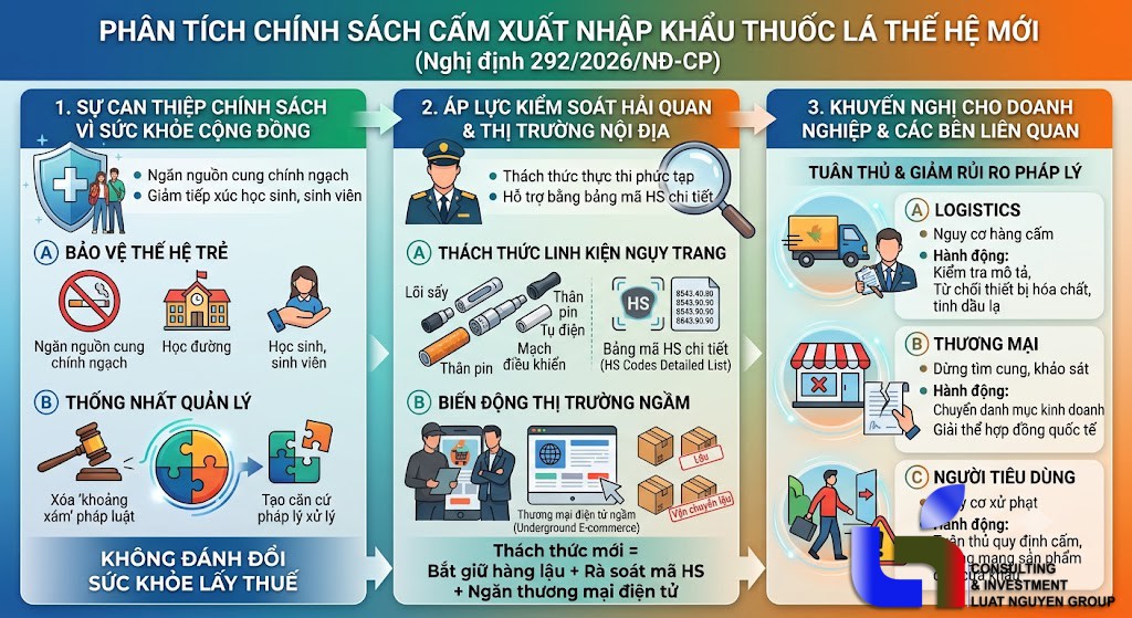 Cấm xuất, nhập khẩu thuốc lá điện tử, thuốc lá nung nóng.