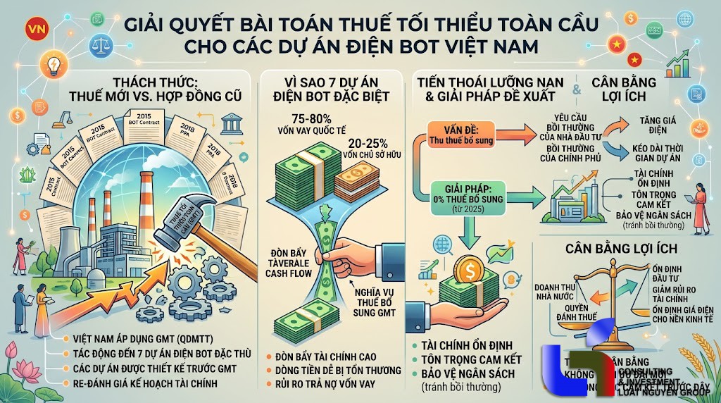 Đề xuất gỡ áp lực thuế tối thiểu cho 7 dự án BOT điện