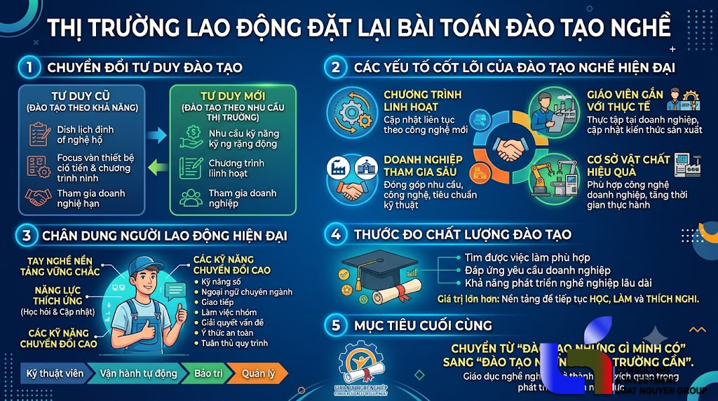Trường nghề phải đi trước nhu cầu nhân lực của doanh nghiệp
