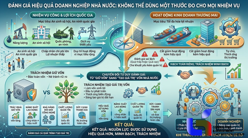 Đánh giá doanh nghiệp nhà nước: Cần một thước đo công bằng
