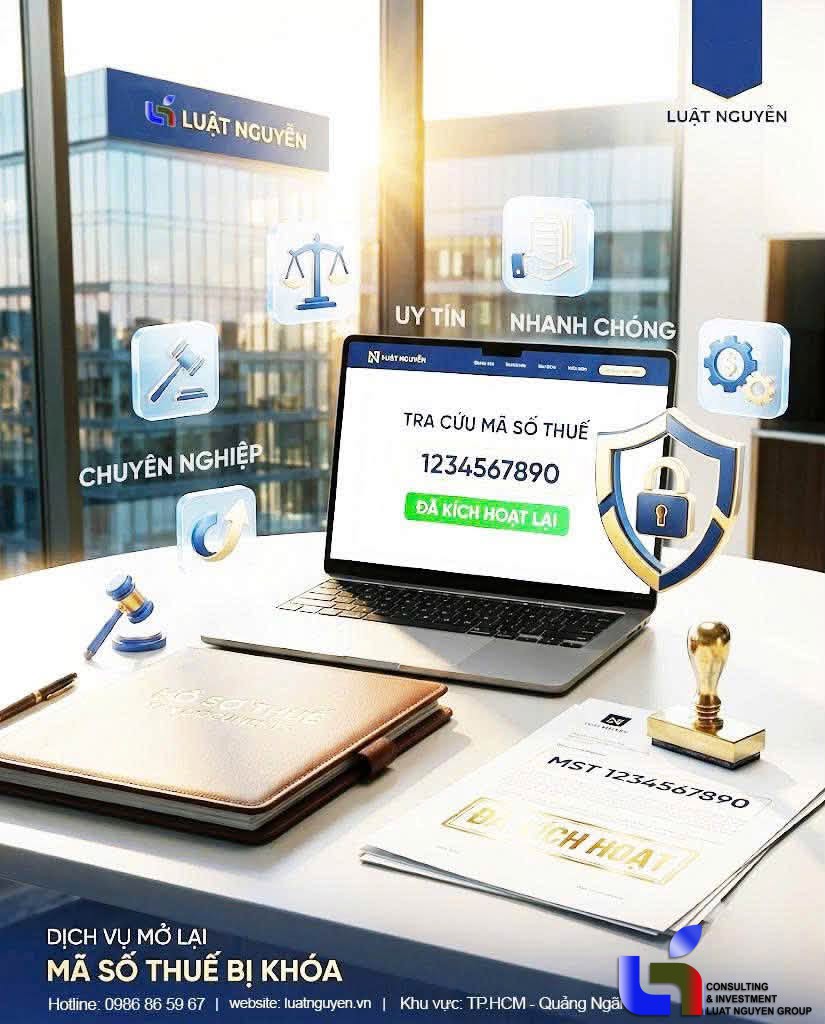 Dịch vụ mở lại mã số thuế bị khóa nhanh chóng, đúng quy định