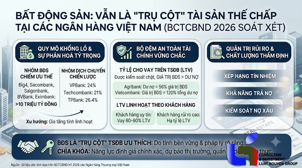 Bất động sản thế chấp ngân hàng: Bộ đệm an toàn hay rủi ro?