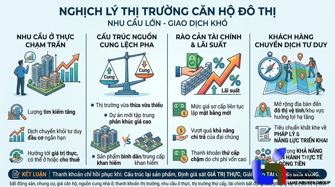 Giao dịch căn hộ đi cùng những rào cản