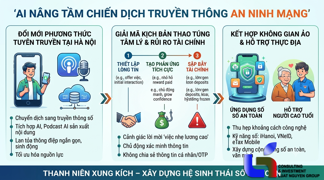 Trí tuệ nhân tạo nâng tầm chiến dịch truyền thông an ninh mạng