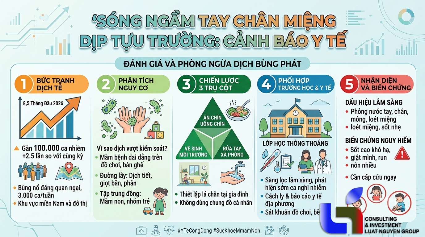 Cảnh báo y tế: Sóng ngầm tay chân miệng dịp tựu trường