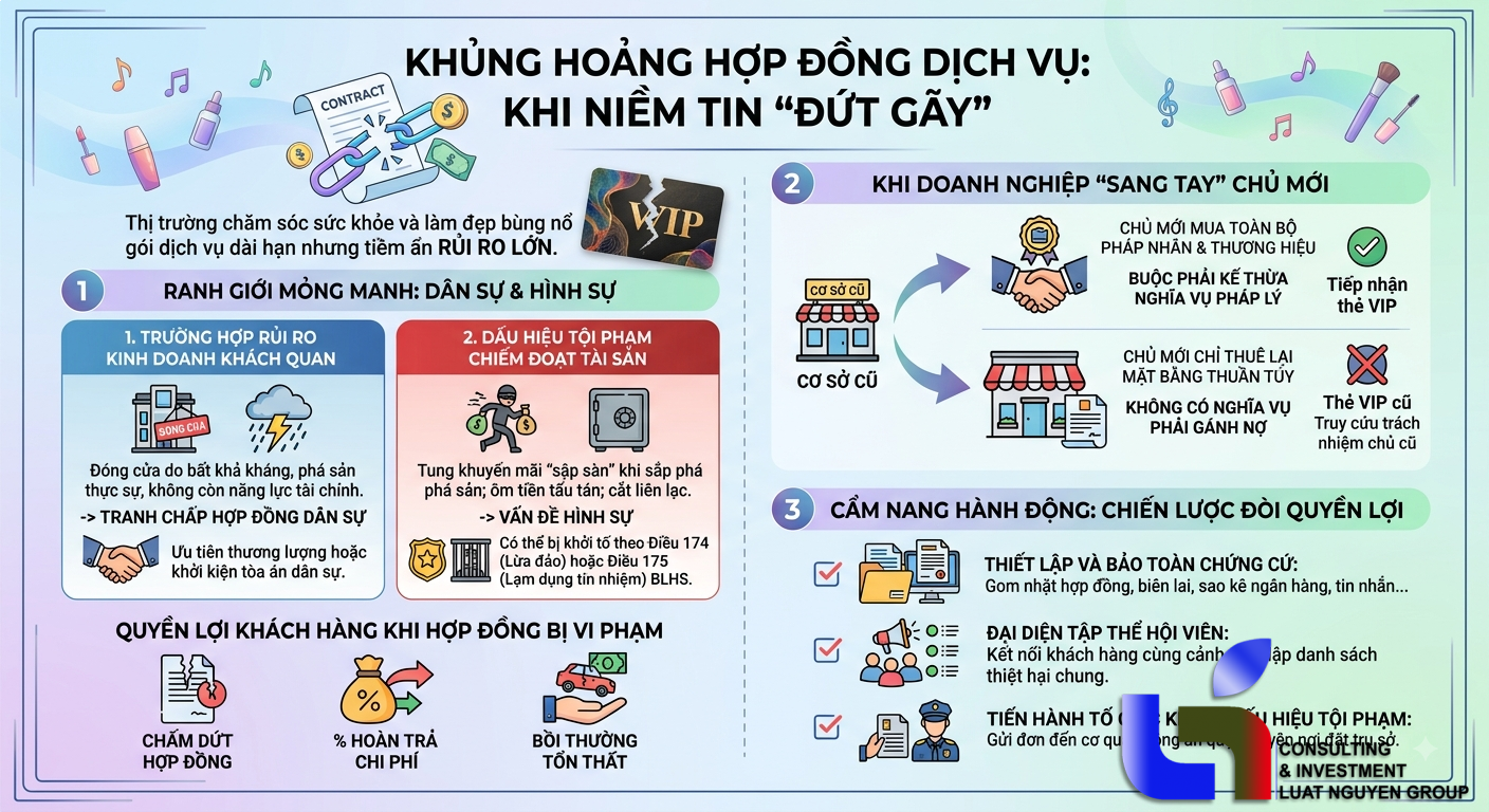 Trung Tâm Thể Hình, Spa Đóng Cửa Bất Ngờ: Khách Phải Làm Gì?