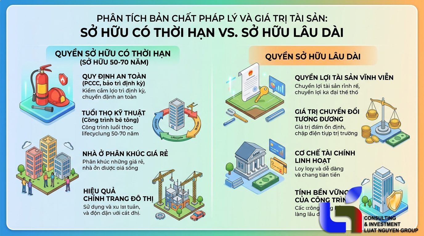 Đề xuất tách bạch niên hạn công trình và quyền sở hữu nhà ở