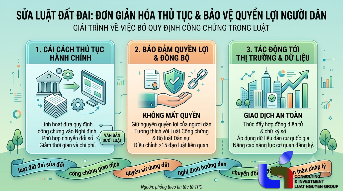 Sửa Luật Đất Đai: Bỏ Công Chứng Bài Bài Lớp Thủ Tục?