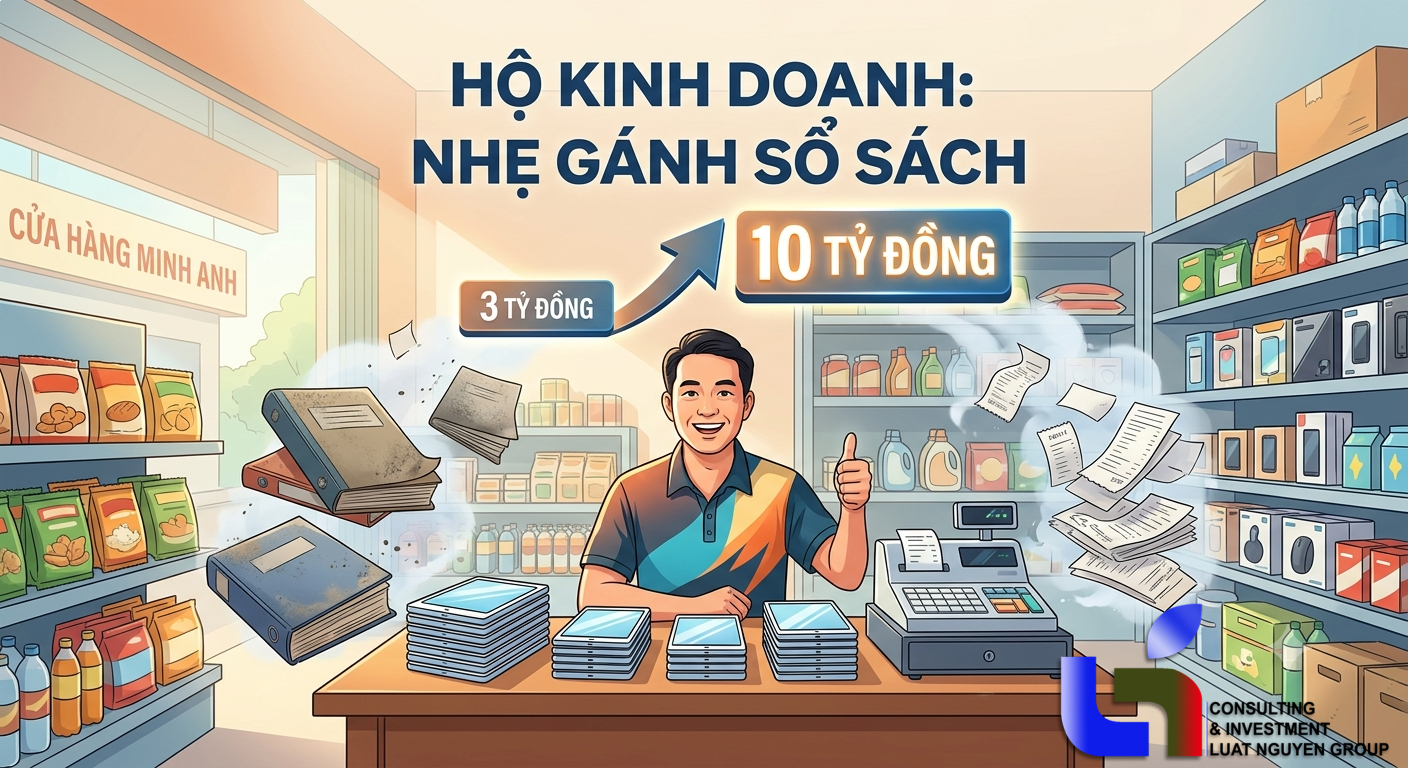 Nâng ngưỡng 10 tỷ đồng: Hộ kinh doanh nhẹ gánh sổ sách