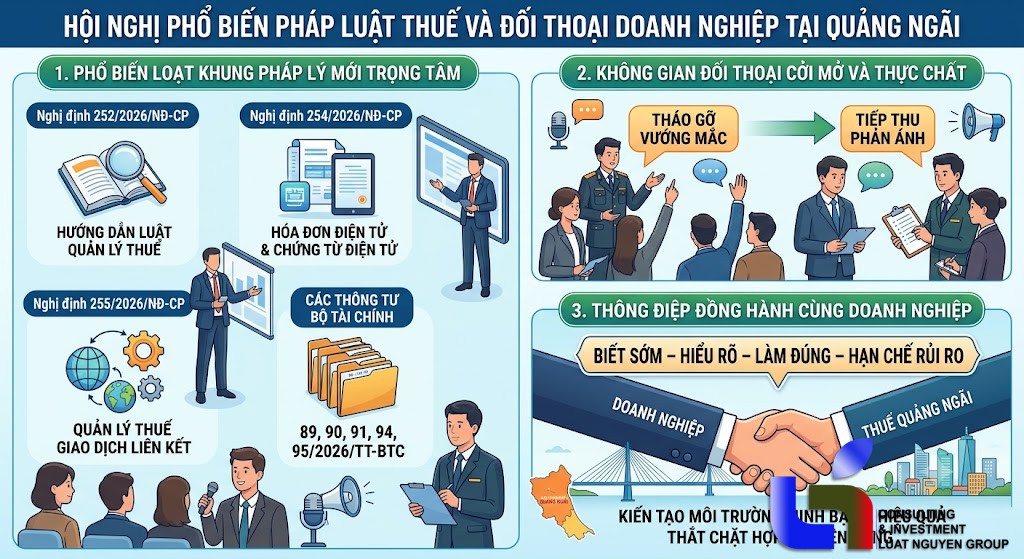 Quảng Ngãi: Khai thông chính sách thuế mới và đối thoại cùng người nộp thuế